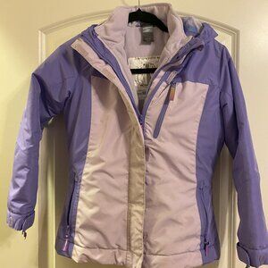 Champion Discovery 3 in 1 Girls Jacket Size M (7-8) Water Resistant Coat
